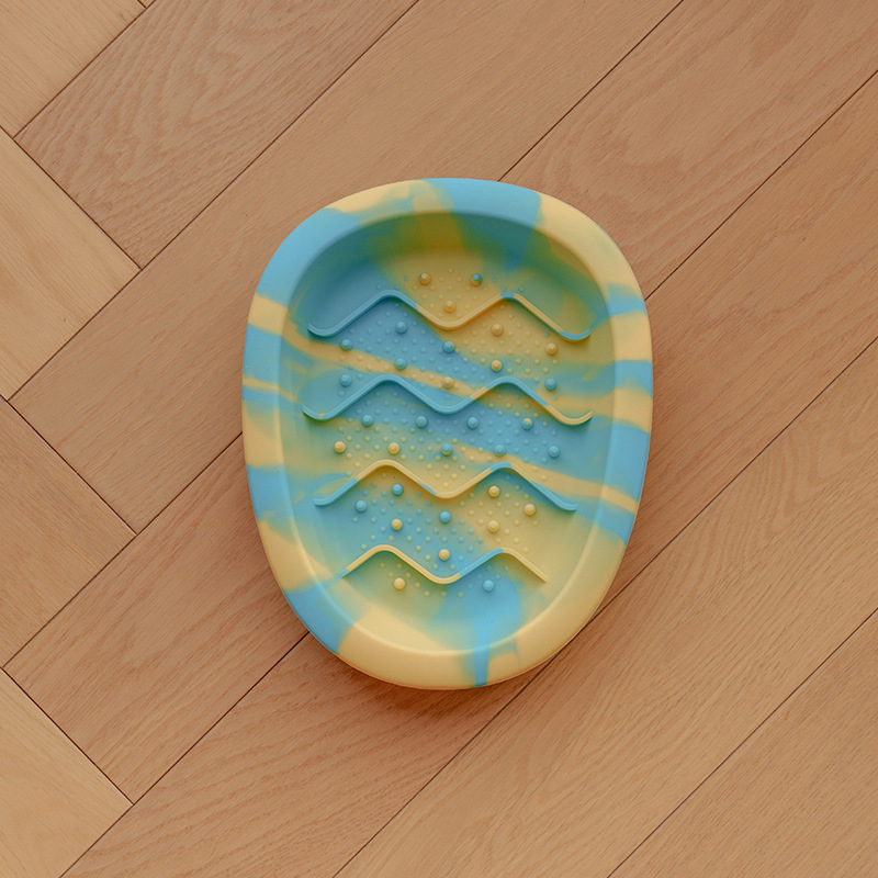 Μπολ σιλικόνης για αργό φαγητό κατοικίδίων, αντιολισθητικό, αντιπνιγμού, για γάτες