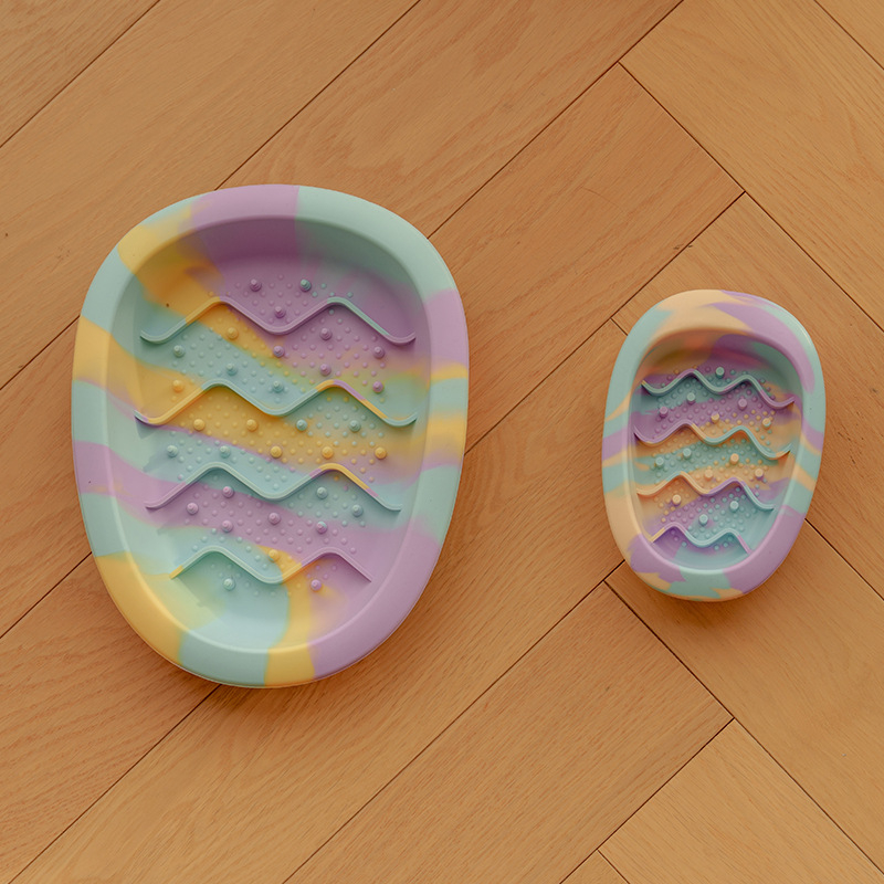 Μπολ σιλικόνης για αργό φαγητό κατοικίδίων, αντιολισθητικό, αντιπνιγμού, για γάτες