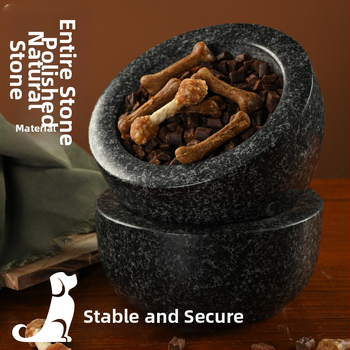 Πέτρινο μπολ γάτας — μπολ με αργή πρόσληψη τροφής, μάρκα Stone Food