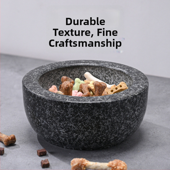 Πέτρινο μπολ γάτας — μπολ με αργή πρόσληψη τροφής, μάρκα Stone Food