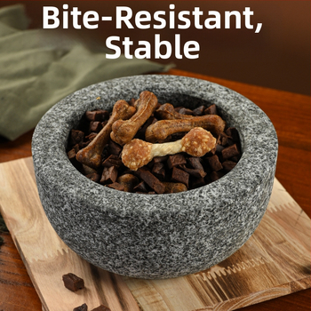 Πέτρινο μπολ γάτας — μπολ με αργή πρόσληψη τροφής, μάρκα Stone Food