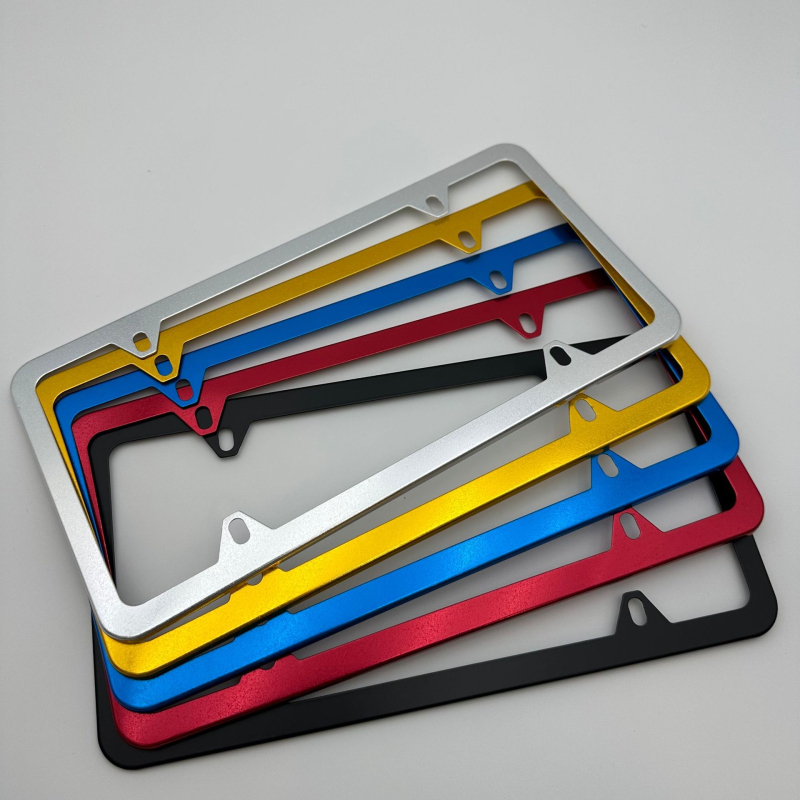 Automašīnas reģistrācijas numura zīmju turētājs, nerūsējošs tērauds, modelis: reģistrācijas numura zīmju rāmis, zīmols: Cits