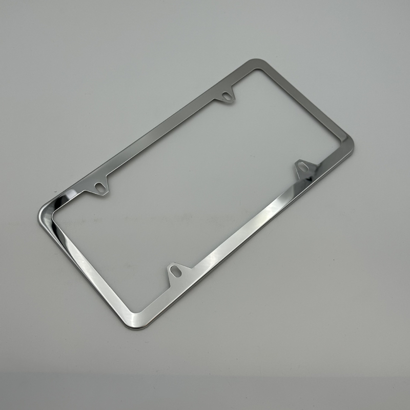 Automašīnas reģistrācijas numura zīmju turētājs, nerūsējošs tērauds, modelis: reģistrācijas numura zīmju rāmis, zīmols: Cits