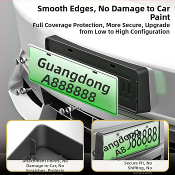 Numura zīmju rāmis Zeekr 001/007/X (2021–2024), plastmasas materiāls, Tengyun zīmols