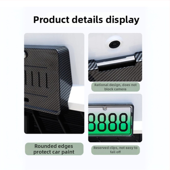 Numura zīmju rāmis Zeekr 001/007/X (2021–2024), plastmasas materiāls, Tengyun zīmols