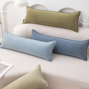 Pravokutni jastuk za lumbalnu potporu s navlakom od chenille i punjenjem PP pamukom, moderan jednostavan stil, za kauč i dnevni boravak