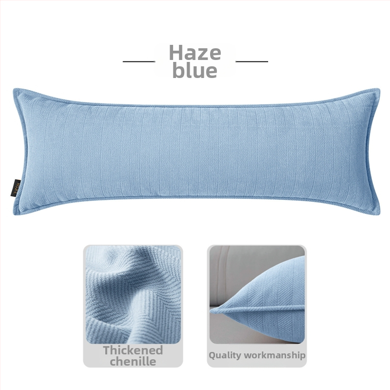 Pravokutni jastuk za lumbalnu potporu s navlakom od chenille i punjenjem PP pamukom, moderan jednostavan stil, za kauč i dnevni boravak
