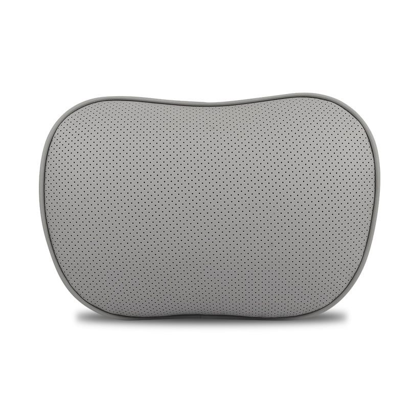 Automašīnas ādas galvas balsts un jostas spilvens ar atmiņas putām, universāla saderība, visas sezonas, biznesa stils, ugunsizturīgs materiāls