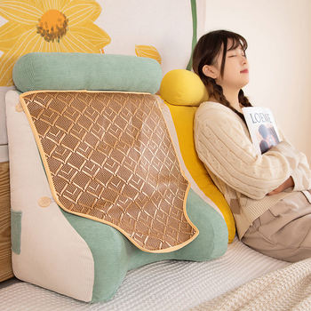 Corduroy jastuk za naslanjač/kauč s jezgrama, pliš materijal, PP pamuk punilo, jednofarebni uzorak