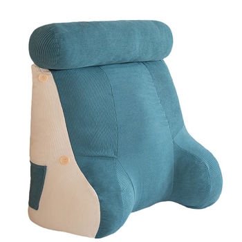 Corduroy jastuk za naslanjač/kauč s jezgrama, pliš materijal, PP pamuk punilo, jednofarebni uzorak