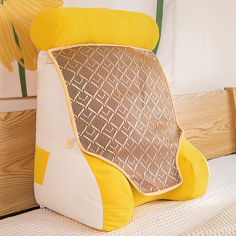 Corduroy jastuk za naslanjač/kauč s jezgrama, pliš materijal, PP pamuk punilo, jednofarebni uzorak