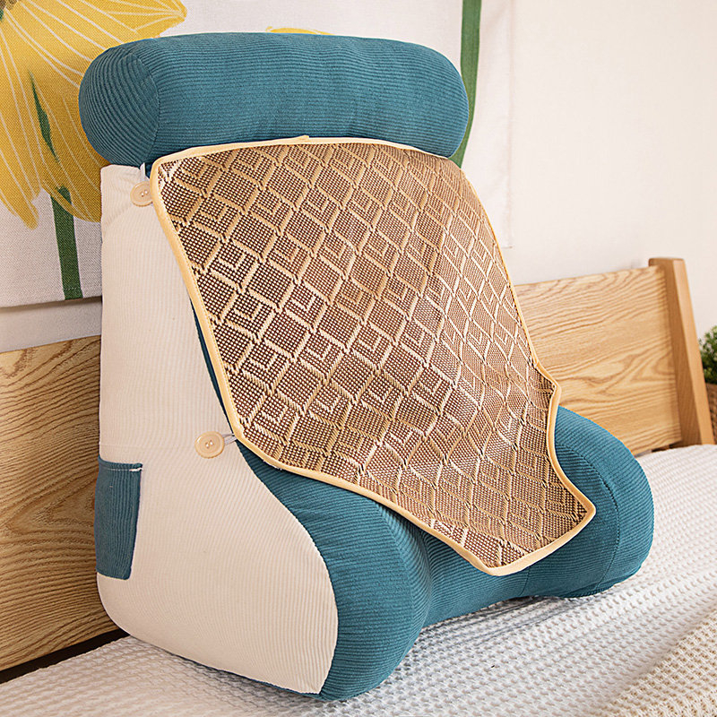 Corduroy jastuk za naslanjač/kauč s jezgrama, pliš materijal, PP pamuk punilo, jednofarebni uzorak