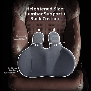 Automašīnas galvas balsts un jostas atbalsts ar atmiņas putām, kakla un plecu spilvens, trušu ausu dizains