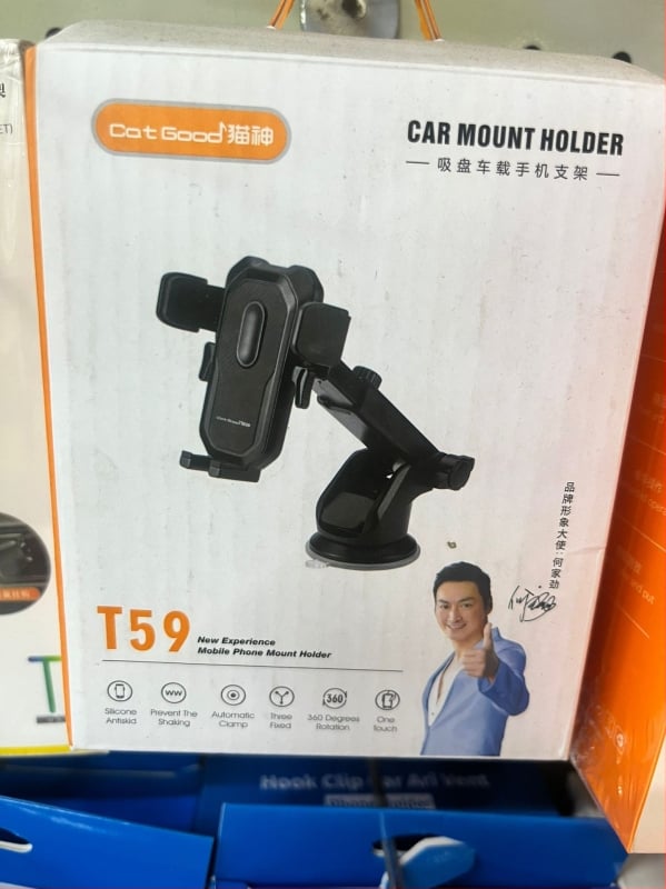 Držač za mobitel u automobilu – plastični, višenamjenski, kompatibilan s izlazima zraka i pločom za navigaciju