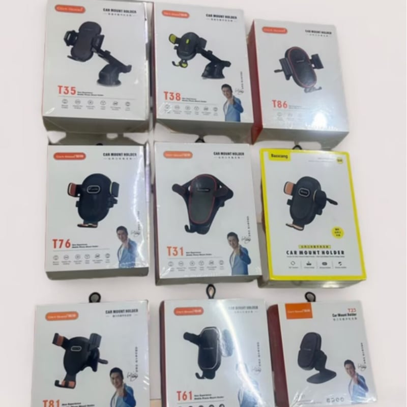 Držač za mobitel u automobilu – plastični, višenamjenski, kompatibilan s izlazima zraka i pločom za navigaciju