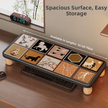 Nešiojamojo kompiuterio pakėlimo stovas, medinis stalinis organizatorius, ženklas Evesigar/Isijia, modelis 2228493012040516736, stalinis dizainas