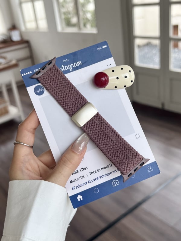 Šareni magnetski najlonski pleteni remen za Apple Watch Ultra/SE