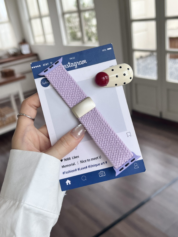 Šareni magnetski najlonski pleteni remen za Apple Watch Ultra/SE