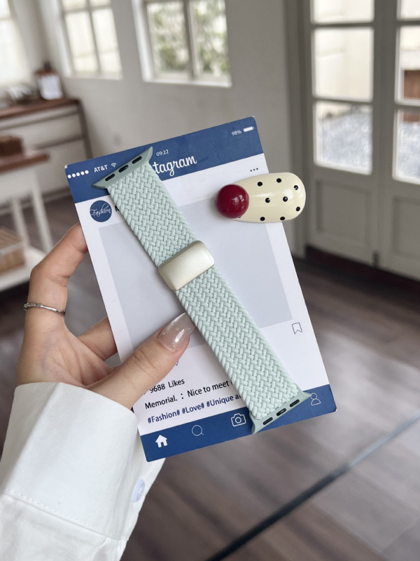 Šareni magnetski najlonski pleteni remen za Apple Watch Ultra/SE