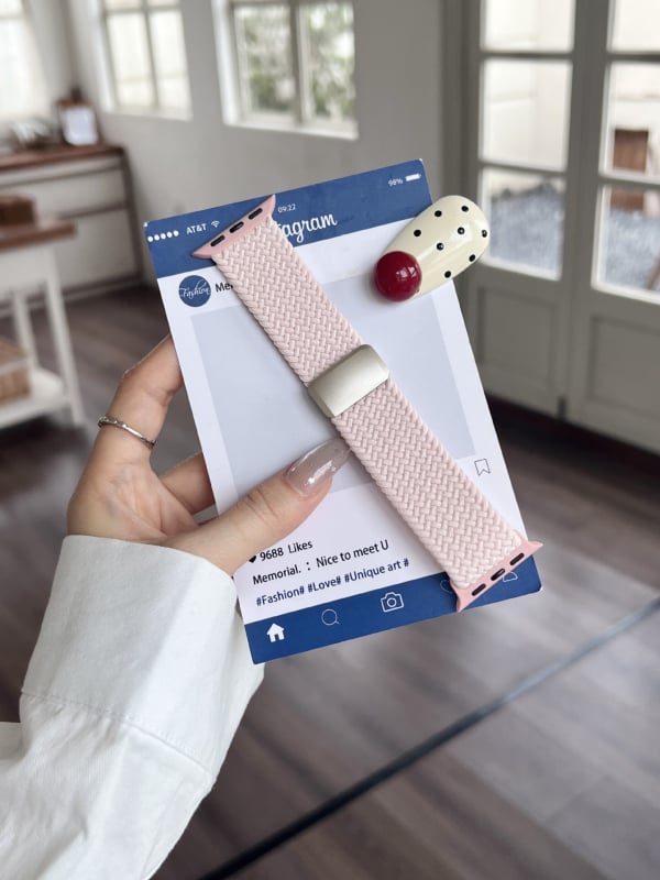 Šareni magnetski najlonski pleteni remen za Apple Watch Ultra/SE