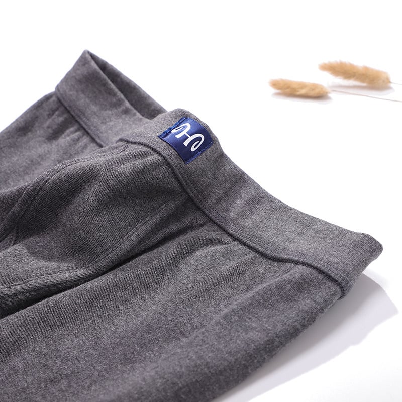 Garās kokvilnas termiskās bikses vīriešiem un sievietēm, viena kārta, 181-200 g/m2, 100% kokvilna, silta pamatdaļa