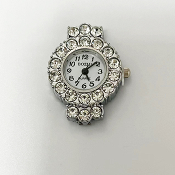 DIY pulksteņa cipats sirds formas ar rhinestones, regulējams laiks, standarta kustība • Izlaidums 2025. gada pavasaris • Svars 16 g