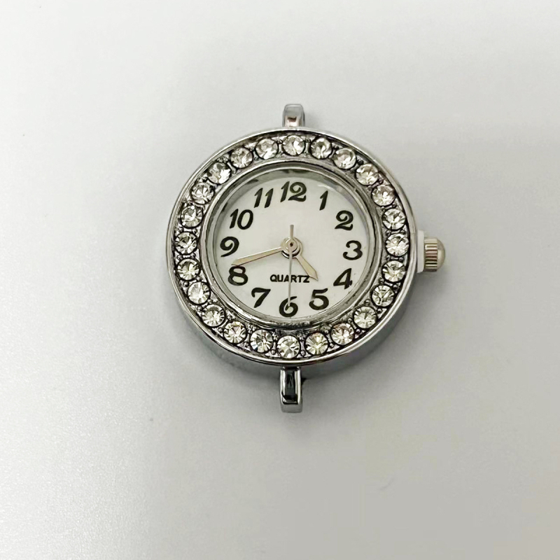 DIY pulksteņa cipats sirds formas ar rhinestones, regulējams laiks, standarta kustība • Izlaidums 2025. gada pavasaris • Svars 16 g