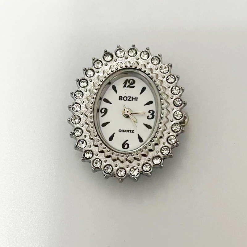 DIY pulksteņa cipats sirds formas ar rhinestones, regulējams laiks, standarta kustība • Izlaidums 2025. gada pavasaris • Svars 16 g