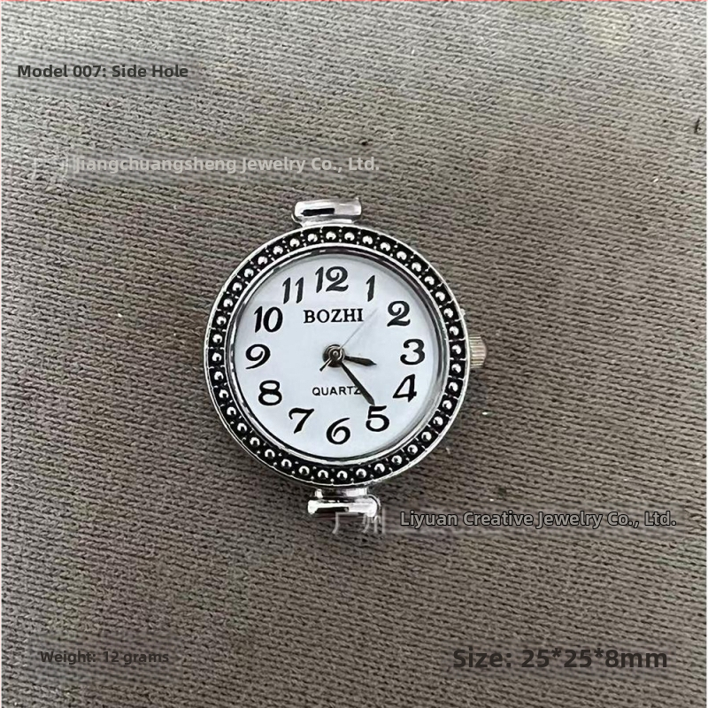 DIY pulksteņa cipats sirds formas ar rhinestones, regulējams laiks, standarta kustība • Izlaidums 2025. gada pavasaris • Svars 16 g