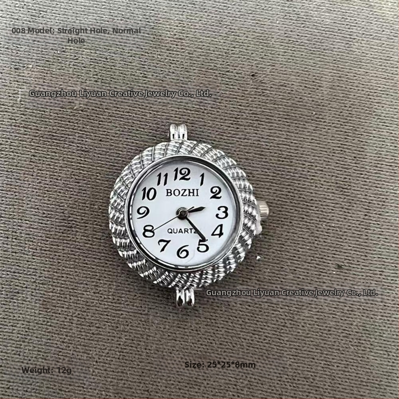 DIY pulksteņa cipats sirds formas ar rhinestones, regulējams laiks, standarta kustība • Izlaidums 2025. gada pavasaris • Svars 16 g