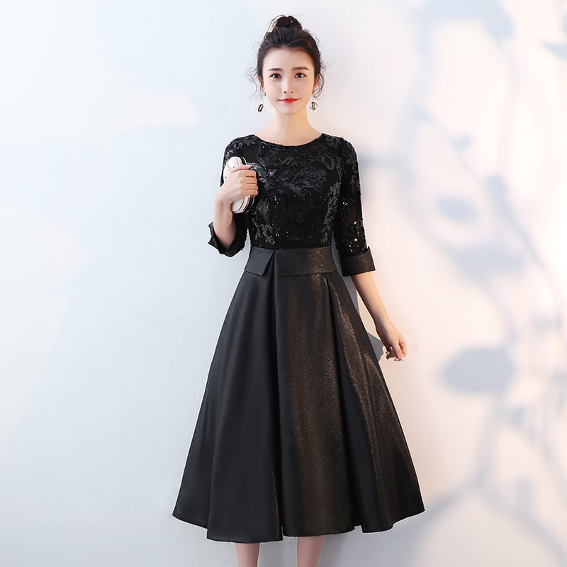 Дълга вечерна рокля от Mulberry Silk + Tussah Silk, дълги ръкави, дълъг силует, подходяща за банкет и годишна гала, пролет 2025