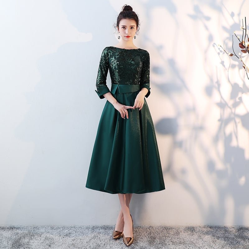 Дълга вечерна рокля от Mulberry Silk + Tussah Silk, дълги ръкави, дълъг силует, подходяща за банкет и годишна гала, пролет 2025