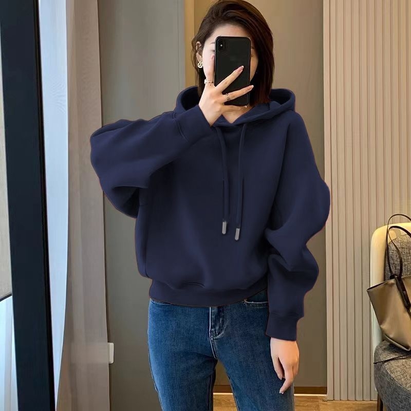 Ženski hoodie od chenille s flecom i spandeksom, tiskom, proljeće 2025