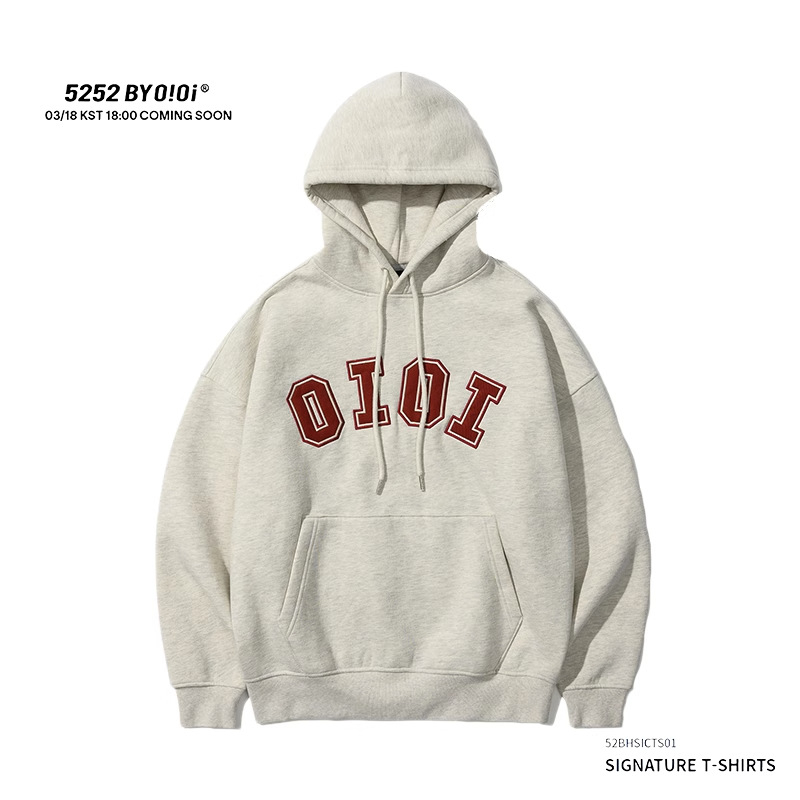 Női koreai stílusú kapucnis pulóver, szöveges mintával, laza szabás, vastag pamut, hímzés