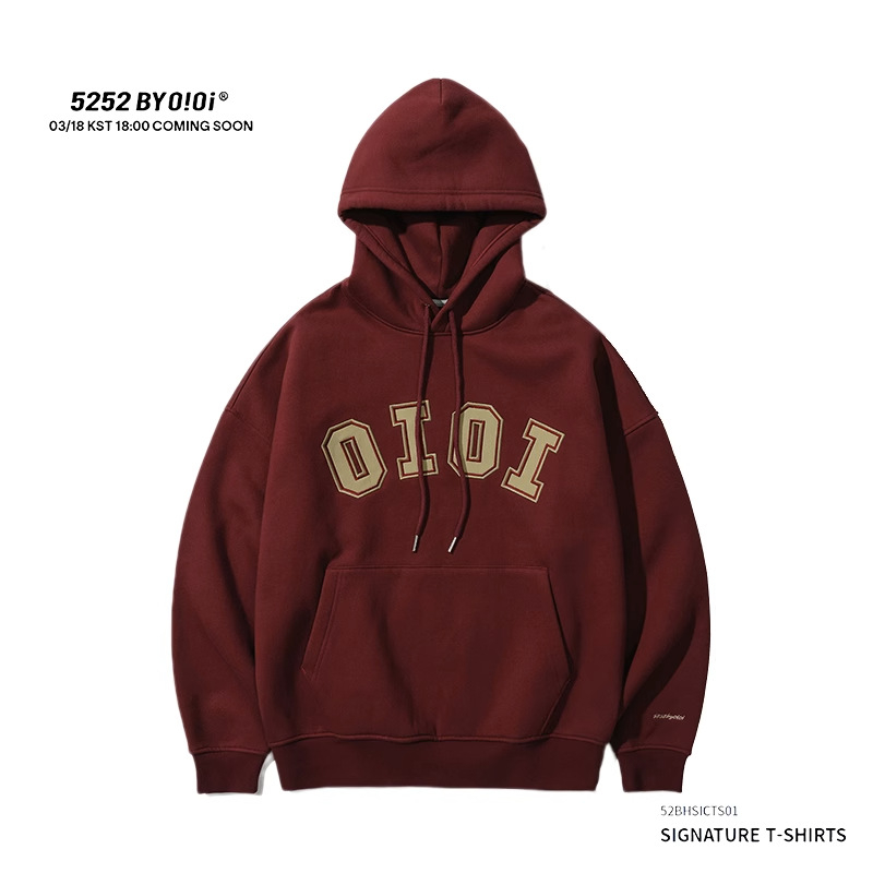 Női koreai stílusú kapucnis pulóver, szöveges mintával, laza szabás, vastag pamut, hímzés