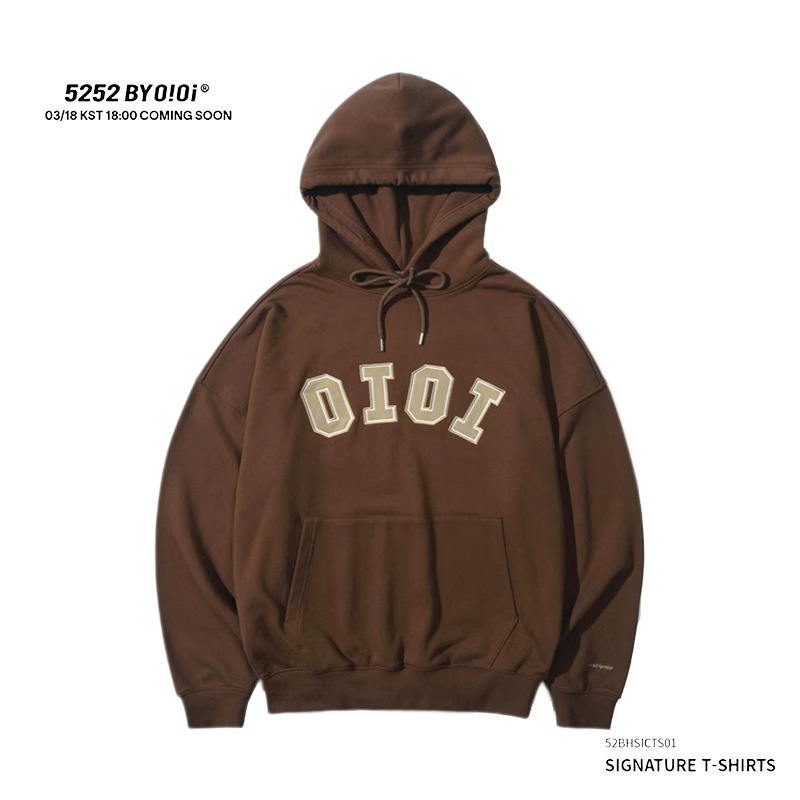 Női koreai stílusú kapucnis pulóver, szöveges mintával, laza szabás, vastag pamut, hímzés