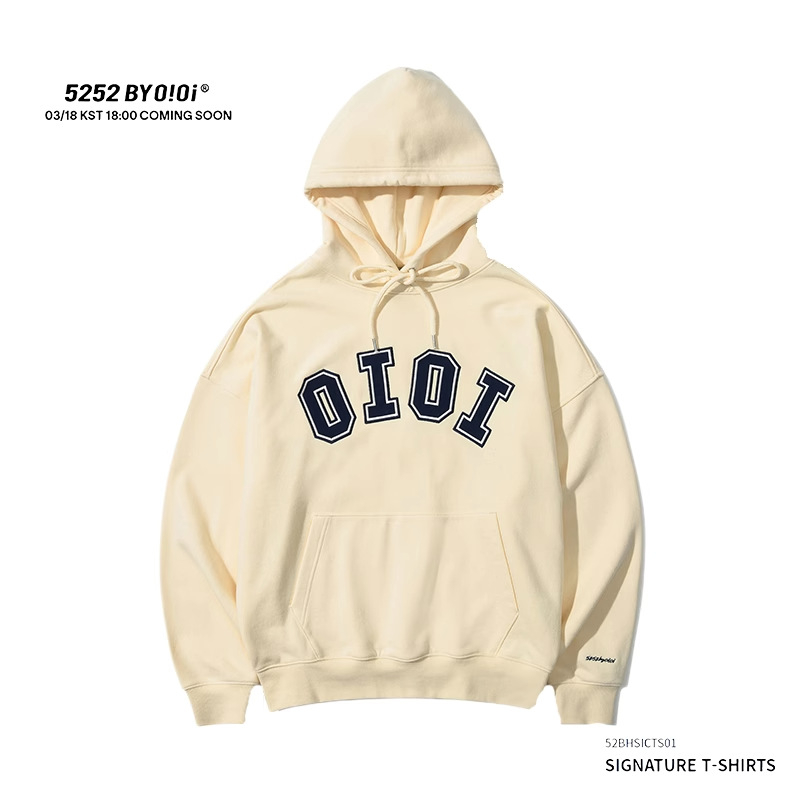 Női koreai stílusú kapucnis pulóver, szöveges mintával, laza szabás, vastag pamut, hímzés