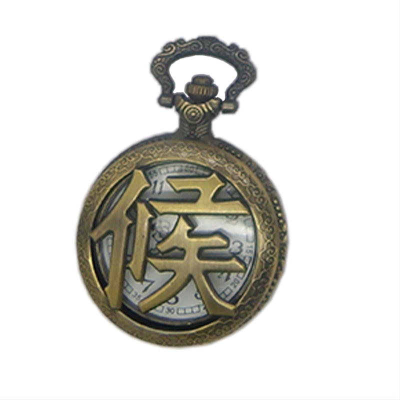 Džepni sat s izrezanim prezimenom i retro preklopnim poklopcem, kvarcni mehanizam Huachen SL39, tri kazaljke, svjetsko vrijeme, 24-satni indikator