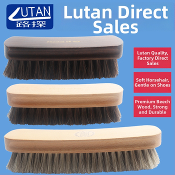 Road Exploration kietos medienos rankena su arklių plaušų šepetėliu poliravimui ir dulkių šalinimui, 240 vnt./dėžėje