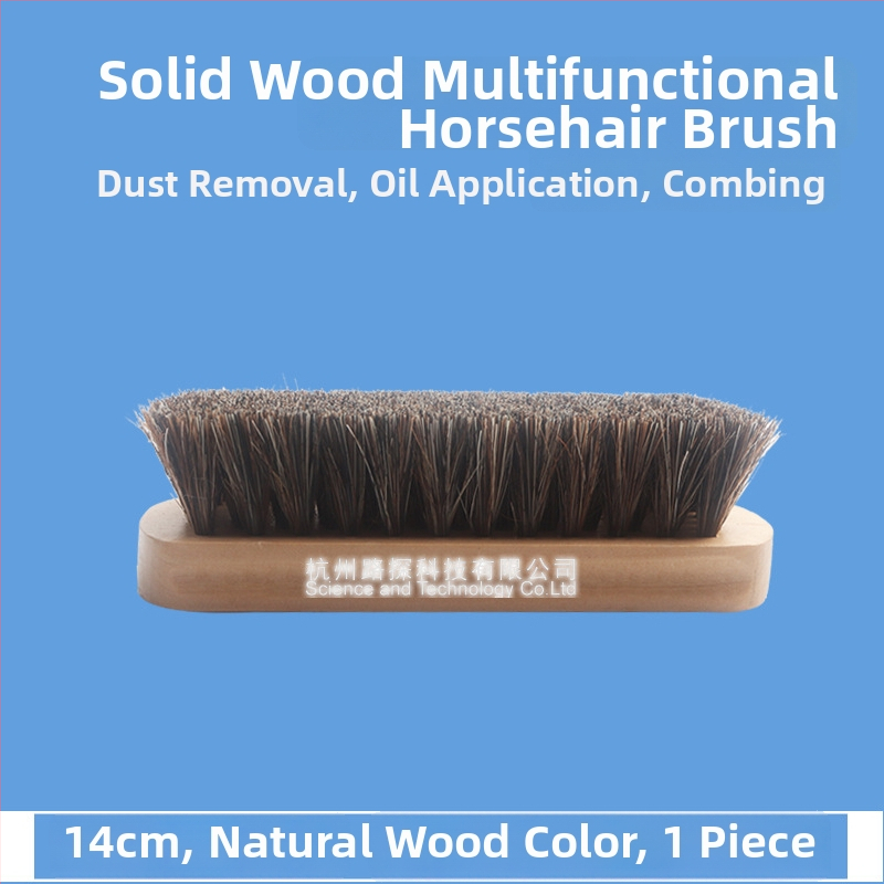 Road Exploration kietos medienos rankena su arklių plaušų šepetėliu poliravimui ir dulkių šalinimui, 240 vnt./dėžėje