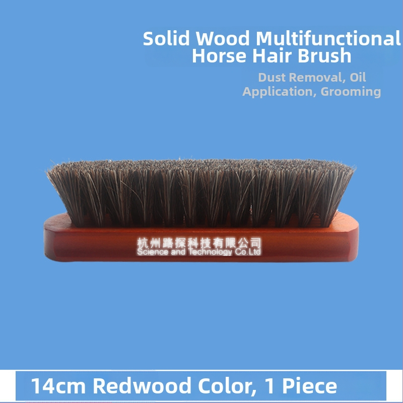 Road Exploration kietos medienos rankena su arklių plaušų šepetėliu poliravimui ir dulkių šalinimui, 240 vnt./dėžėje