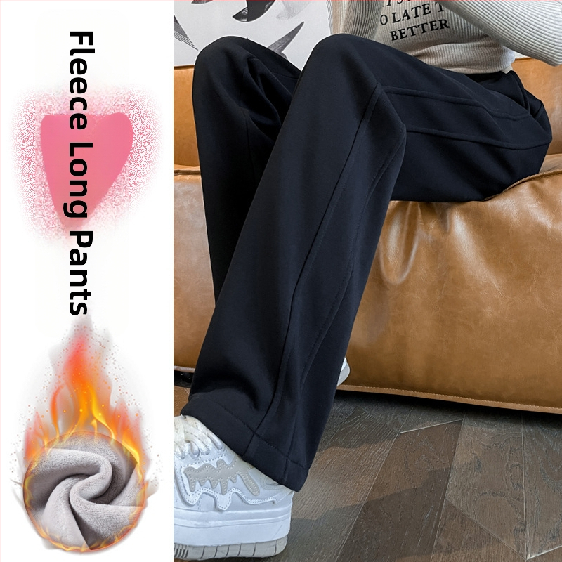 Kasdieninės tiesios kelnės, 3/4 ilgio, aukštas liemuo, medvilnės mišinio audinys, ruduo 2025 Royal Sister stilius