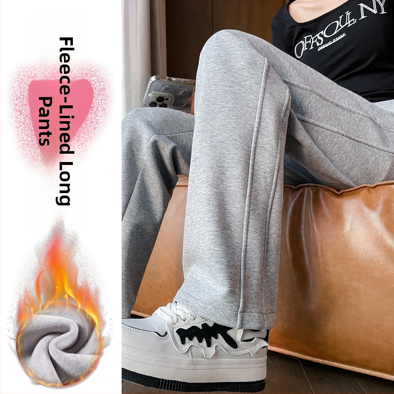 Kasdieninės tiesios kelnės, 3/4 ilgio, aukštas liemuo, medvilnės mišinio audinys, ruduo 2025 Royal Sister stilius