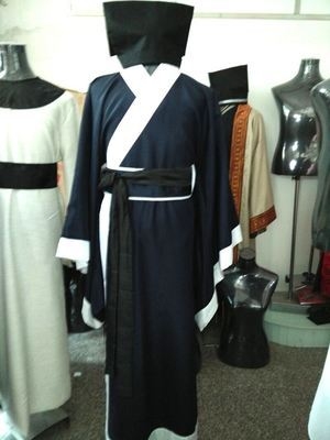 Muška Hanfu duga haljina u stilu dinastije Song, učenjak, kostim za film i pozornicu, Jiangnan talent stil