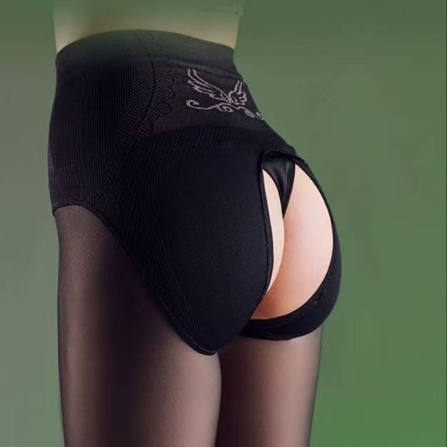 Kelnaitės su atviru kirkšniu, fliso vidinis sluoksnis, nailonas, kvėpuojančios, formuoja kojas ir kūną