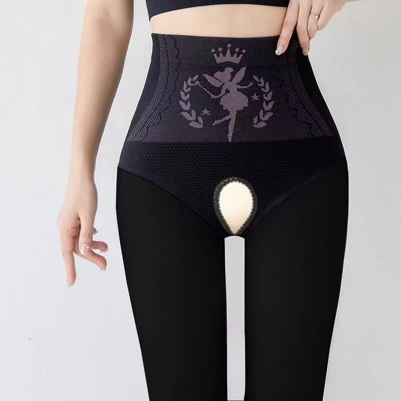 Kelnaitės su atviru kirkšniu, fliso vidinis sluoksnis, nailonas, kvėpuojančios, formuoja kojas ir kūną