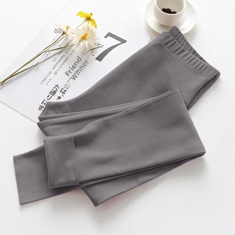 Sievietes apkures termiskie legingi ar flīsa iekšpuse, bezšuvju, bieza poliestera materiāls