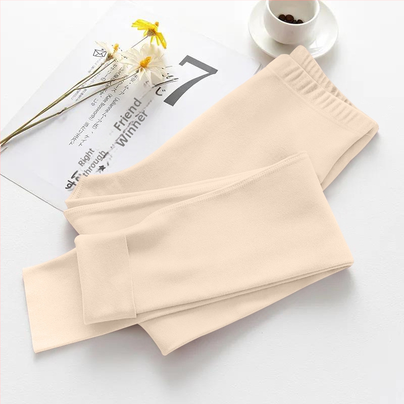 Sievietes apkures termiskie legingi ar flīsa iekšpuse, bezšuvju, bieza poliestera materiāls