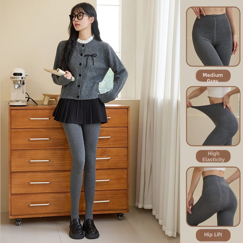 Moteriški medvilniniai legginai, stora ir šilta, 30–50% medvilnės, žiemai, kūno formavimas