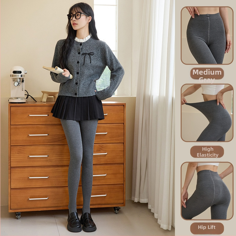 Moteriški medvilniniai legginai, stora ir šilta, 30–50% medvilnės, žiemai, kūno formavimas